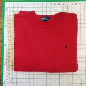 Polo red sweatshirt size L